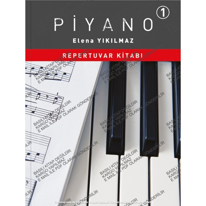 PDF -  Piyano 1 Repertuvar - Elena Yıkılmaz