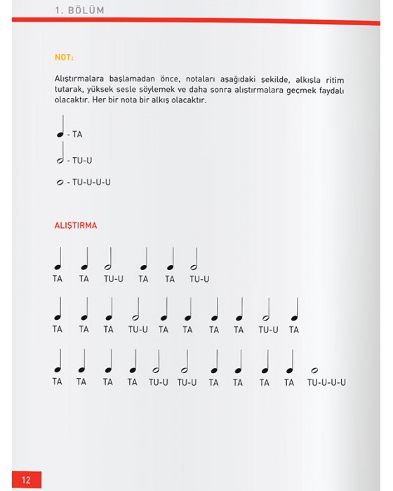 Piyano 1 Teori - Elena Yıkılmaz