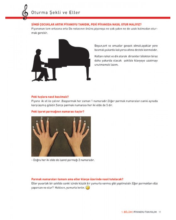 Piyano Metodu 1 - Elena Yıkılmaz