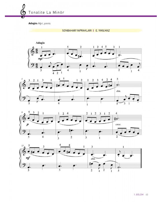 Piyano Metodu 2 - Elena Yıkılmaz